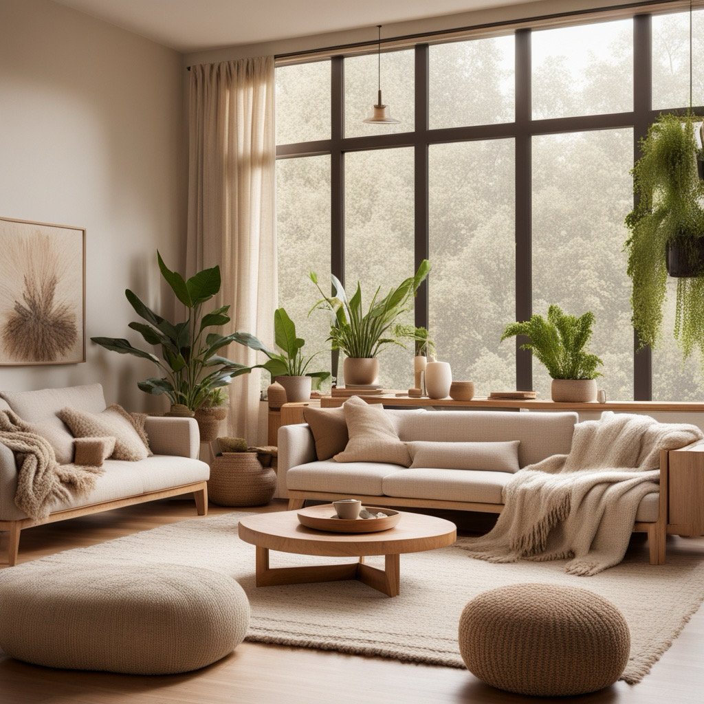 Interior Design: Modern Organic Living Room